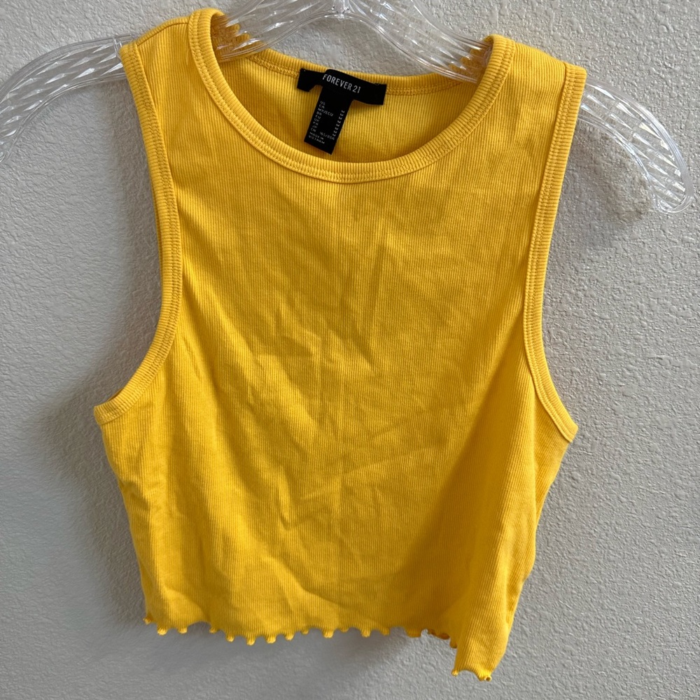 Cropped tank top